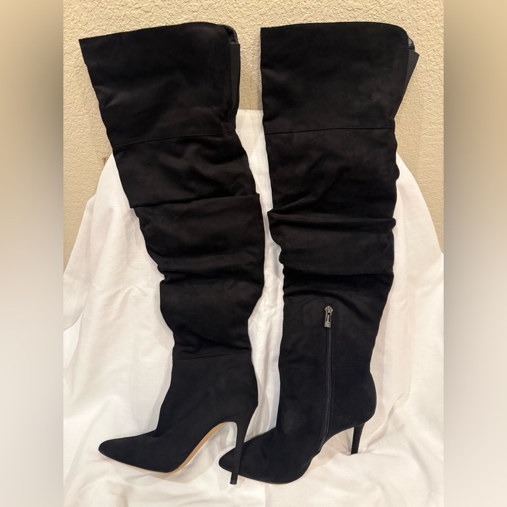 Jessica Simpson Black Over-the-Knee Boots
